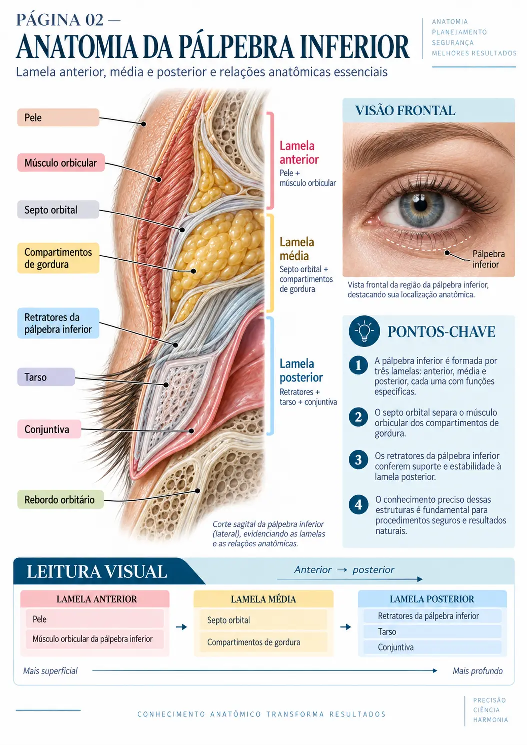 Página do BLEPH MAP: Anatomia da Pálpebra Inferior